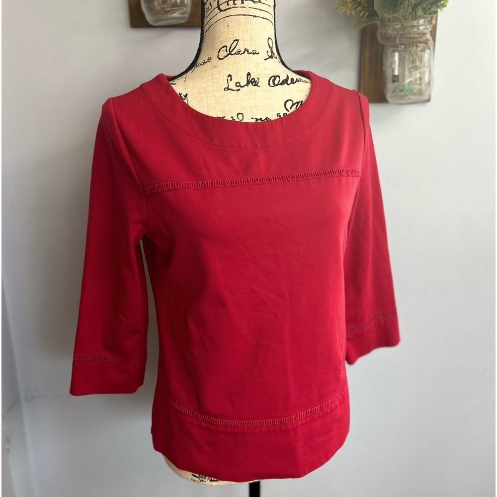 Chico’s Red‎ Blouse Spandex